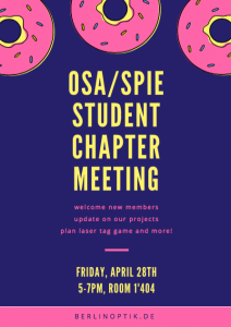 Student Chapter Meeting